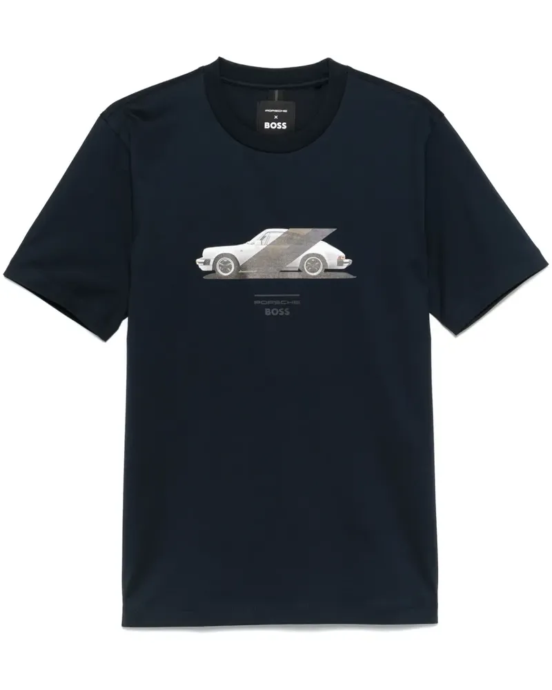 HUGO BOSS x Porsche T-Shirt - Blau Blau