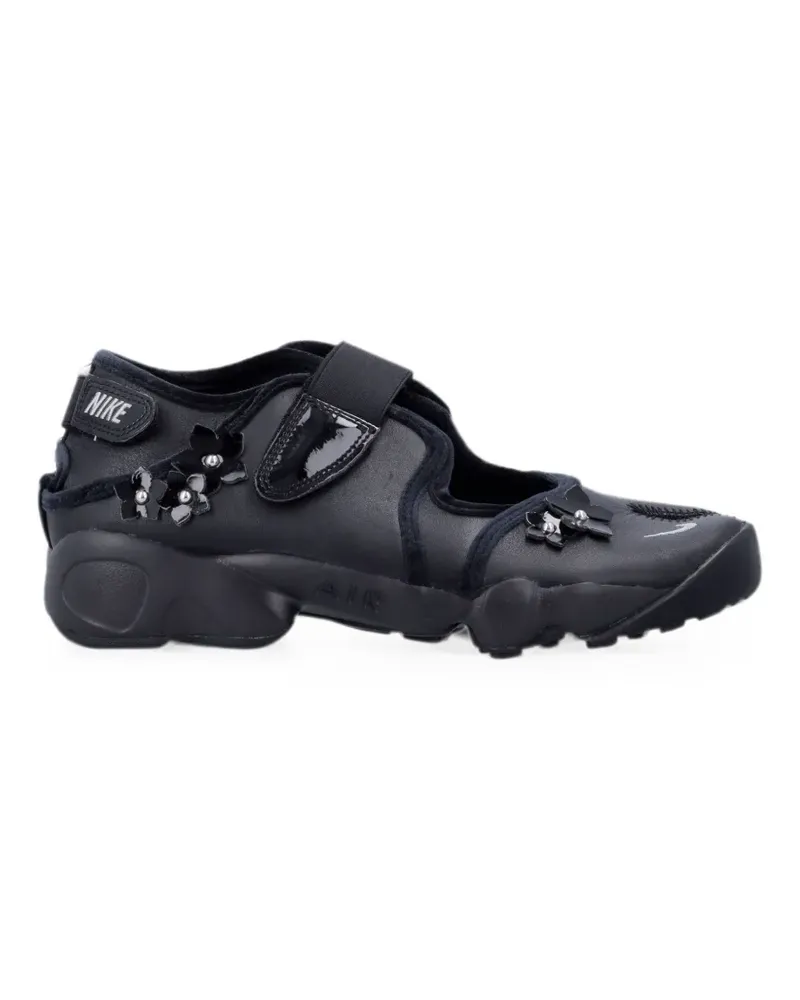 Nike Air Rift Florette Sneakers mit Blumendetail - Schwarz Schwarz