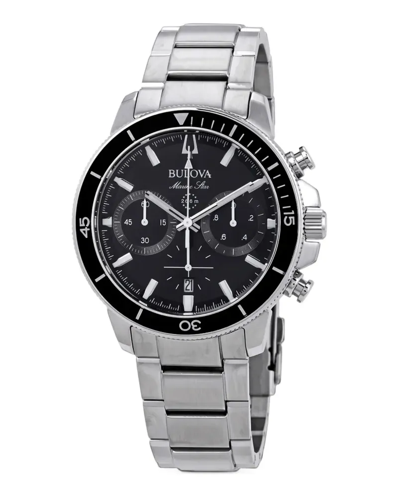 BULOVA Marine Star Armbanduhr 45mm - Schwarz Schwarz