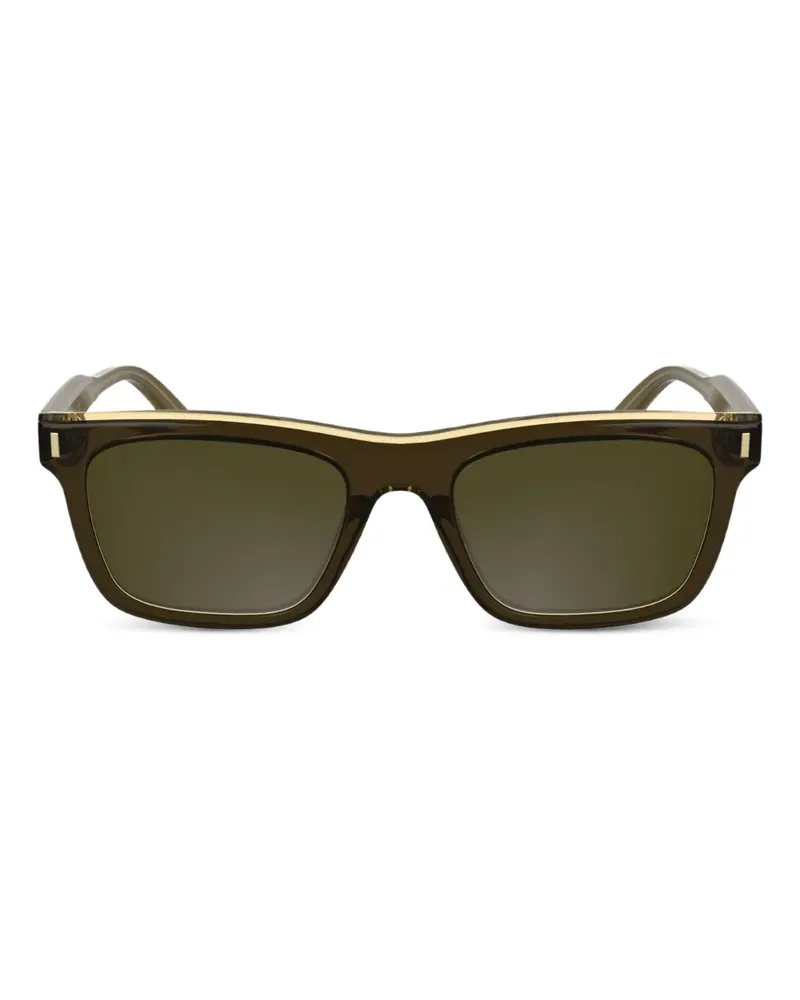 Calvin Klein Sonnenbrille mit eckigem Gestell - Braun Braun