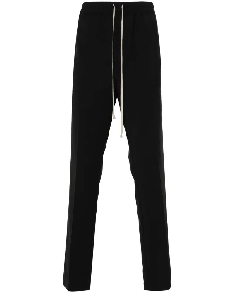 Rick Owens Drawstring Slim Long Tapered-Hose - Schwarz Schwarz