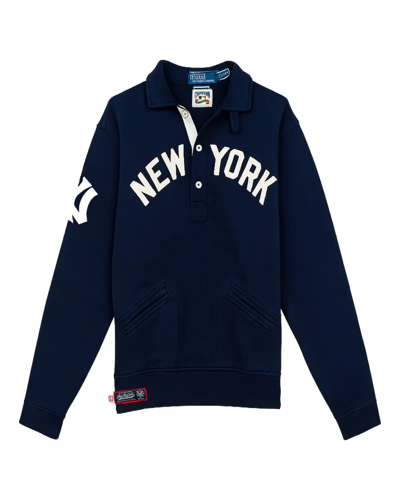Ralph Lauren Yankees long-sleeve polo shirt - Blau Blau