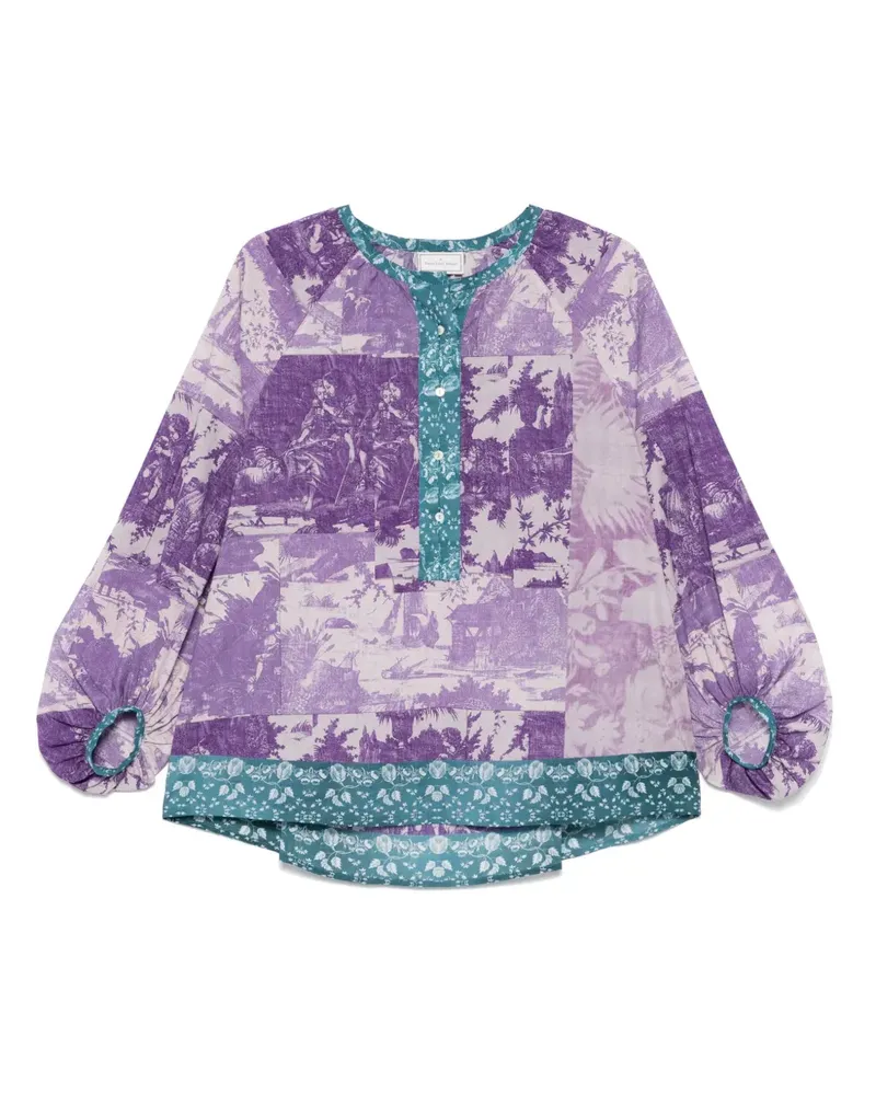 Pierre-Louis Mascia Dante Tunika - Violett Violett