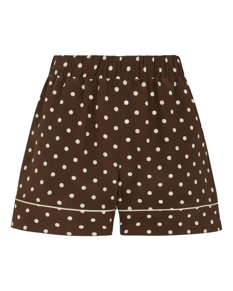 P.A.R.O.S.H. P.A.R.O H. polka-dot shorts - Braun Braun