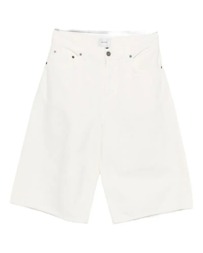 Haikure New Becky Full 44 five-pocket denim shorts - Weiß Weiß