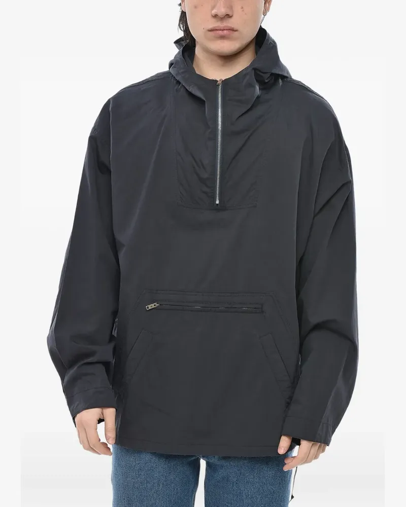 Givenchy Kapuzenjacke mit kurzem Reißverschluss - Blau Blau