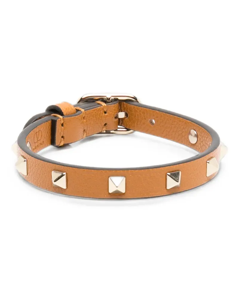 Valentino Garavani Rockstud Lederarmband - Braun Braun