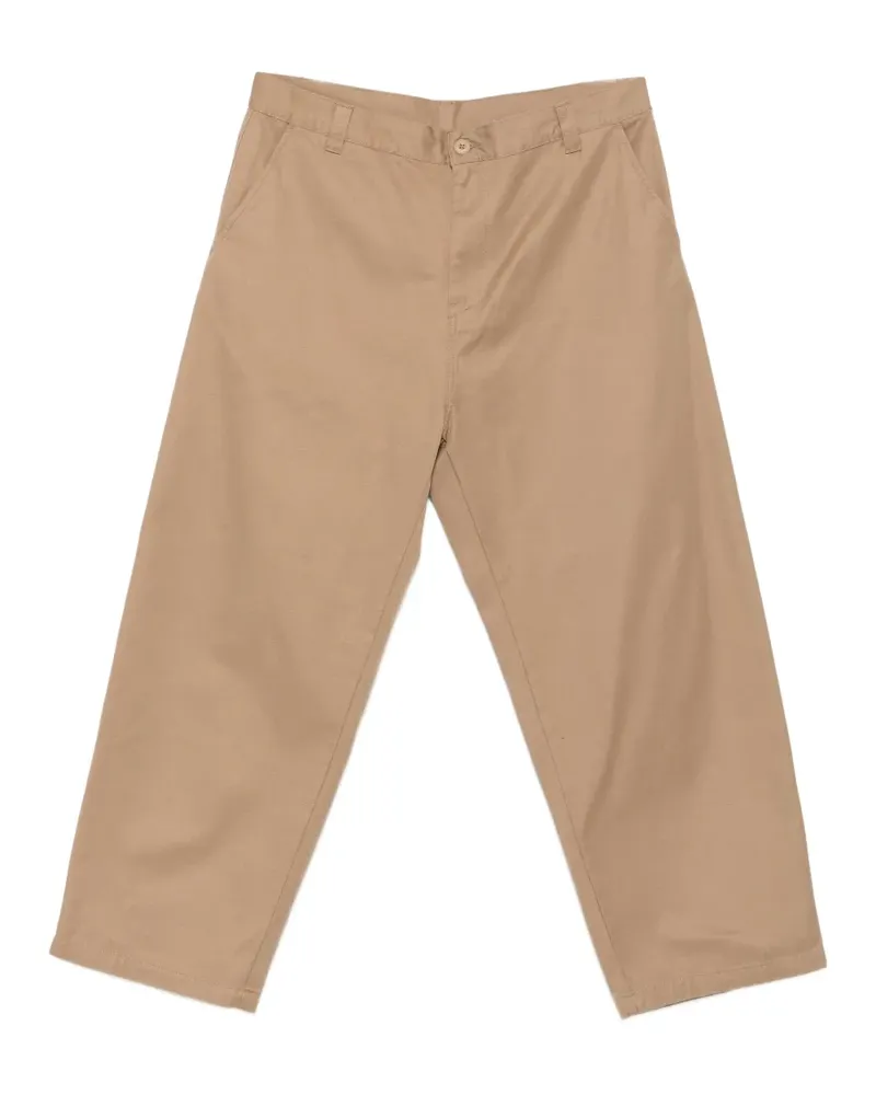 Carhartt WIP Brandy logo-patch trousers - Nude Nude