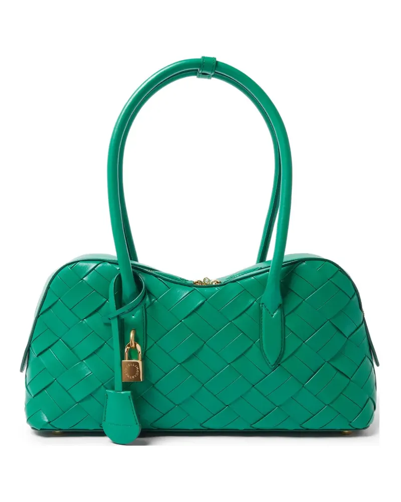 Stella McCartney Gewebte Stella Ryder Schultertasche - Grün Grün
