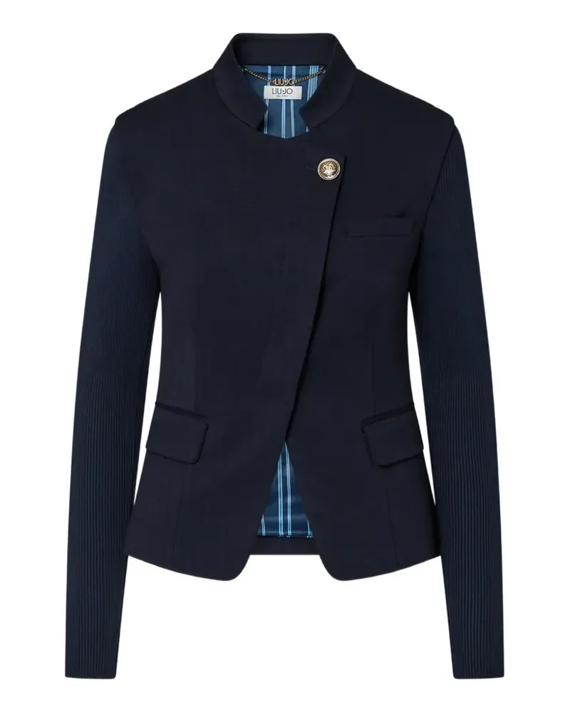 Liu Jo Blazer mit Strickärmeln - Blau Blau