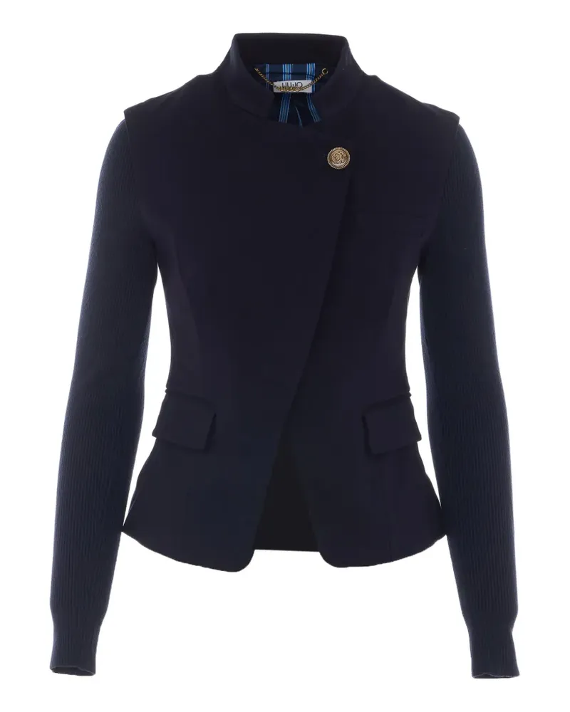 Liu Jo Blazer mit Strickärmeln - Blau Blau