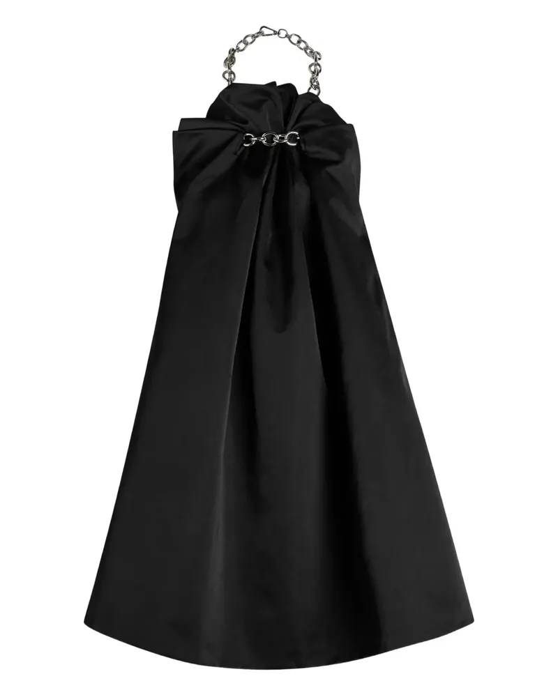 Simone Rocha ruched balloon mini dress - Schwarz Schwarz