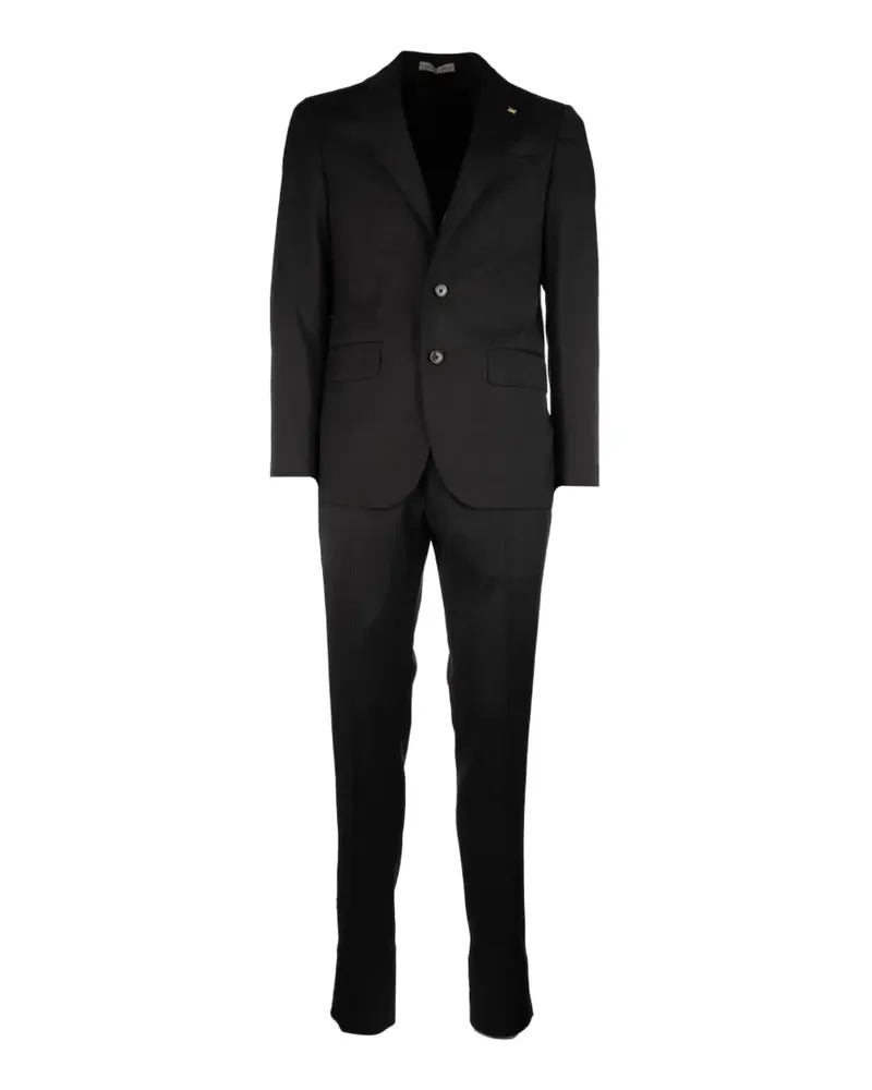 Corneliani single-breasted suit - Schwarz Schwarz