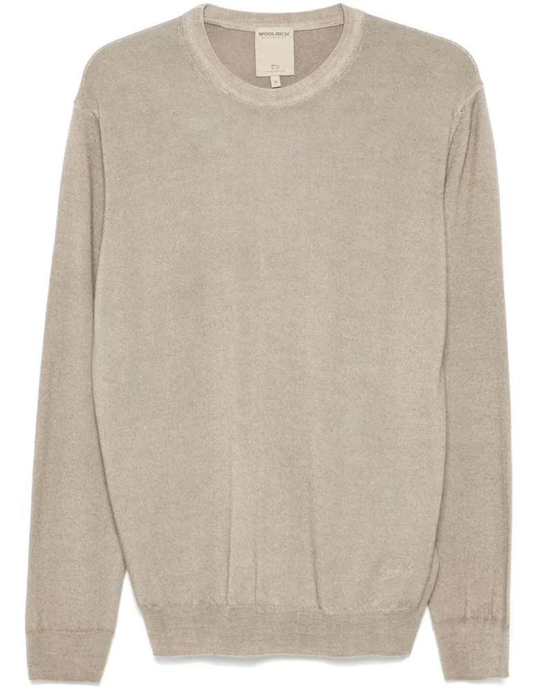 Woolrich Klassischer Pullover - Nude Nude