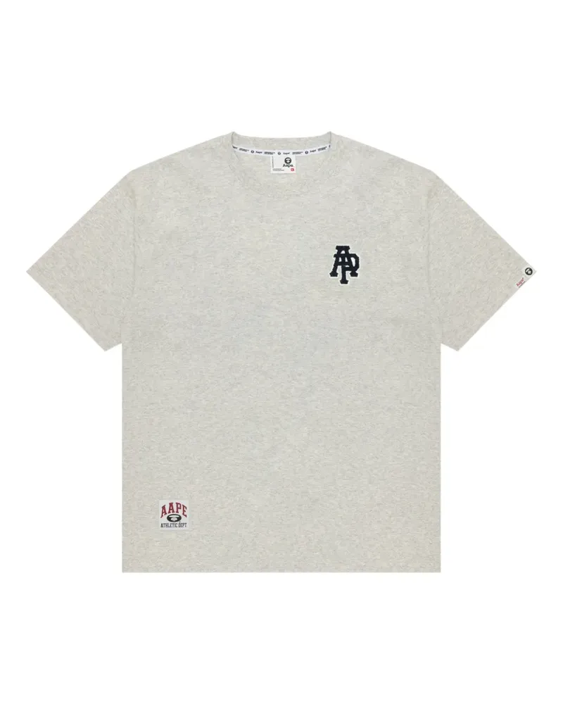 BAPE T-Shirt mit Logo-Print - Grau Grau