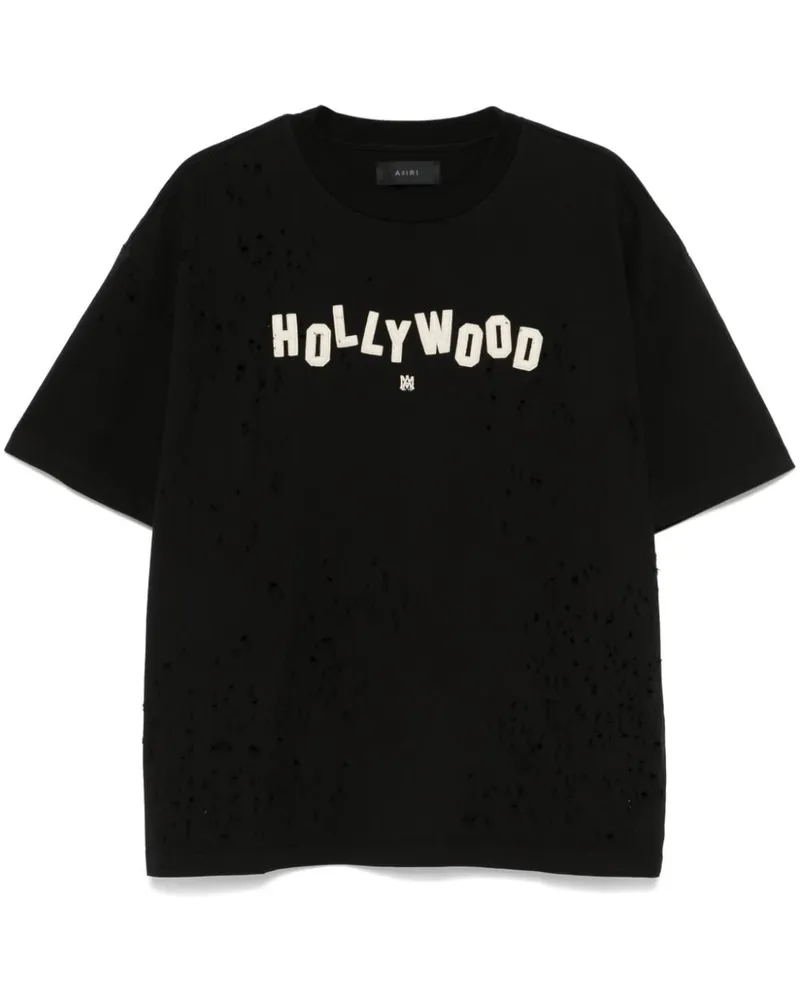 Amiri Hollywood T-Shirt - Schwarz Schwarz