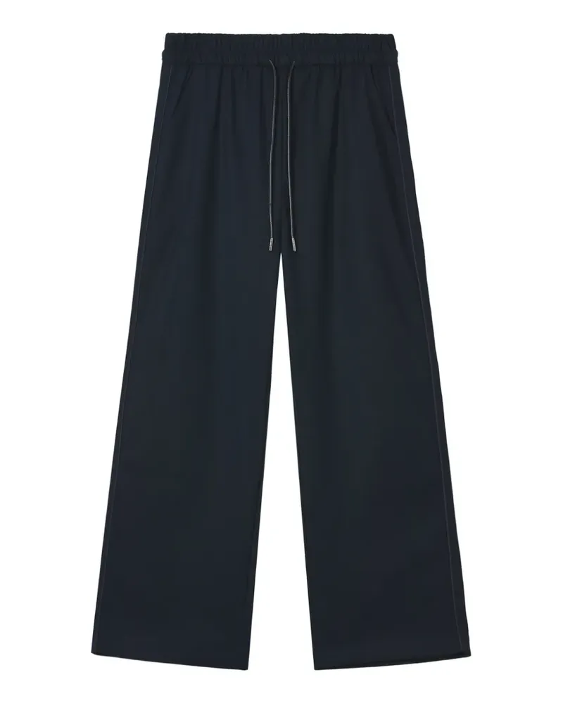 Tout a Coup drawstring-waistband wide-leg track pants - Blau Blau
