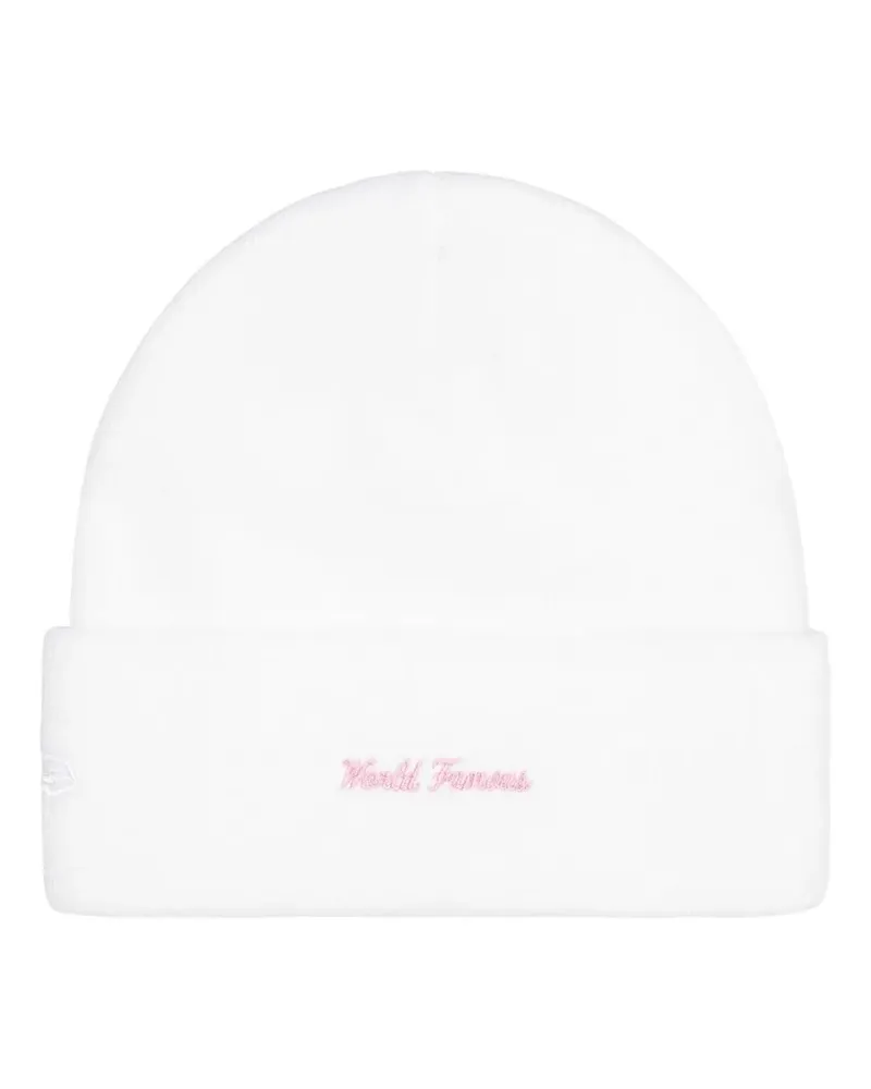 Supreme Being Beanie mit Logo-Stickerei - Weiß Weiß