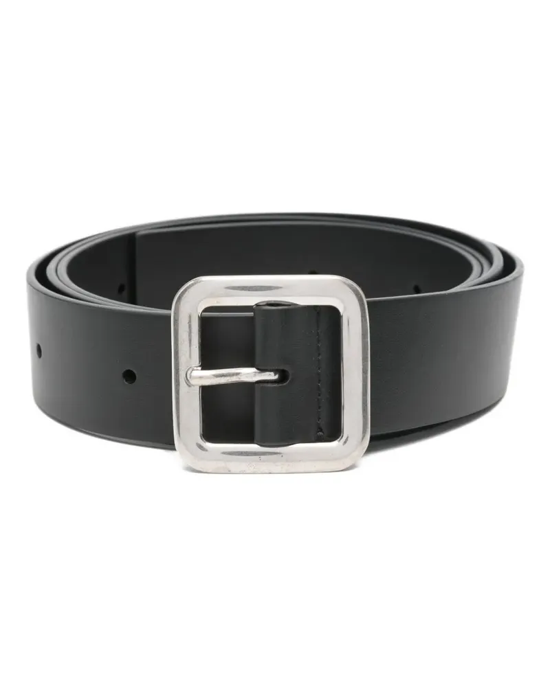 Jil Sander square flat belt - Schwarz Schwarz