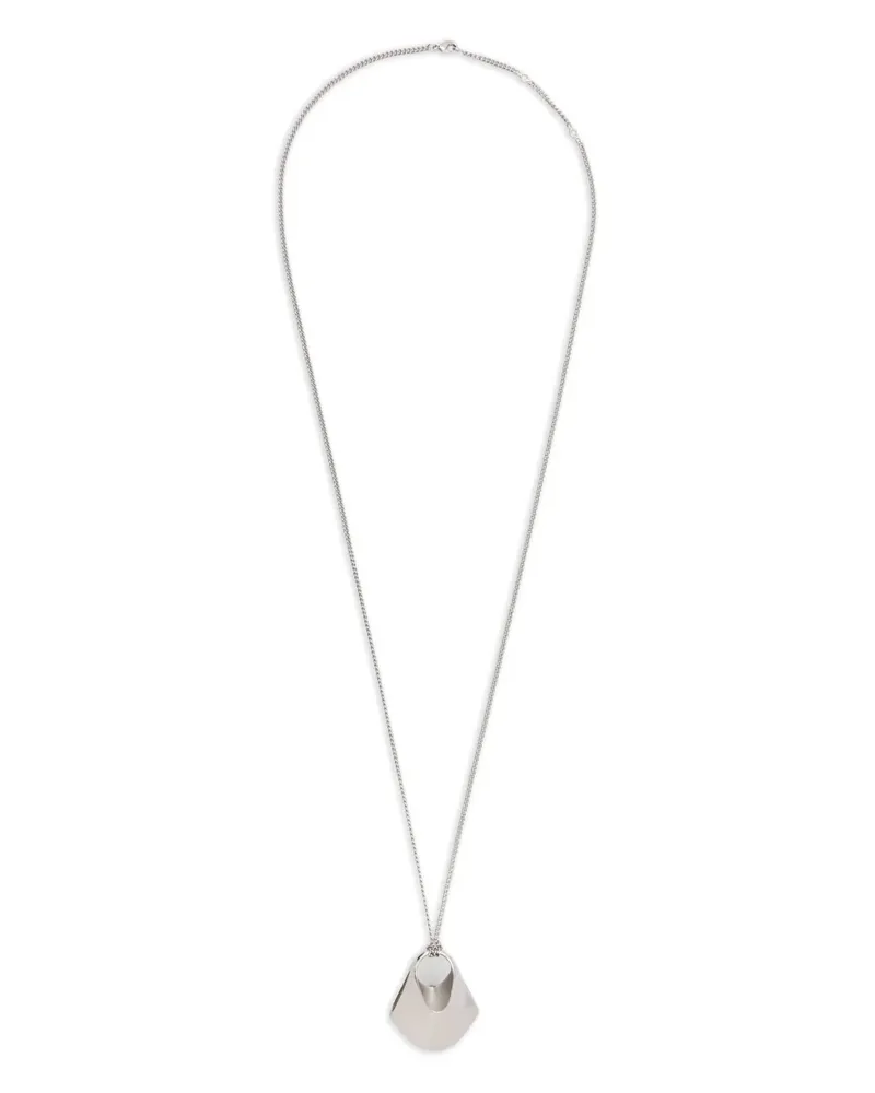 KHAITE small Lotus chain pendant necklace - Silber Silber