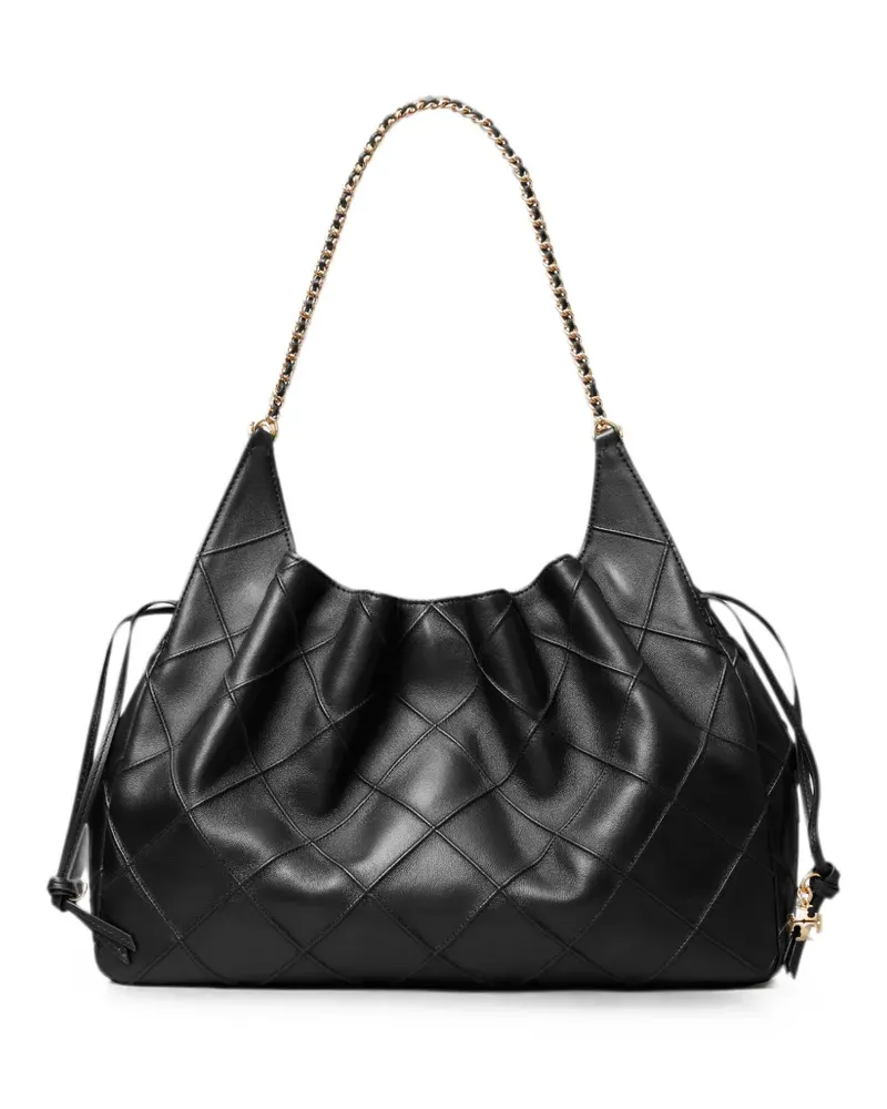 Tory Burch Große Fleming Tote Bag - Schwarz Schwarz