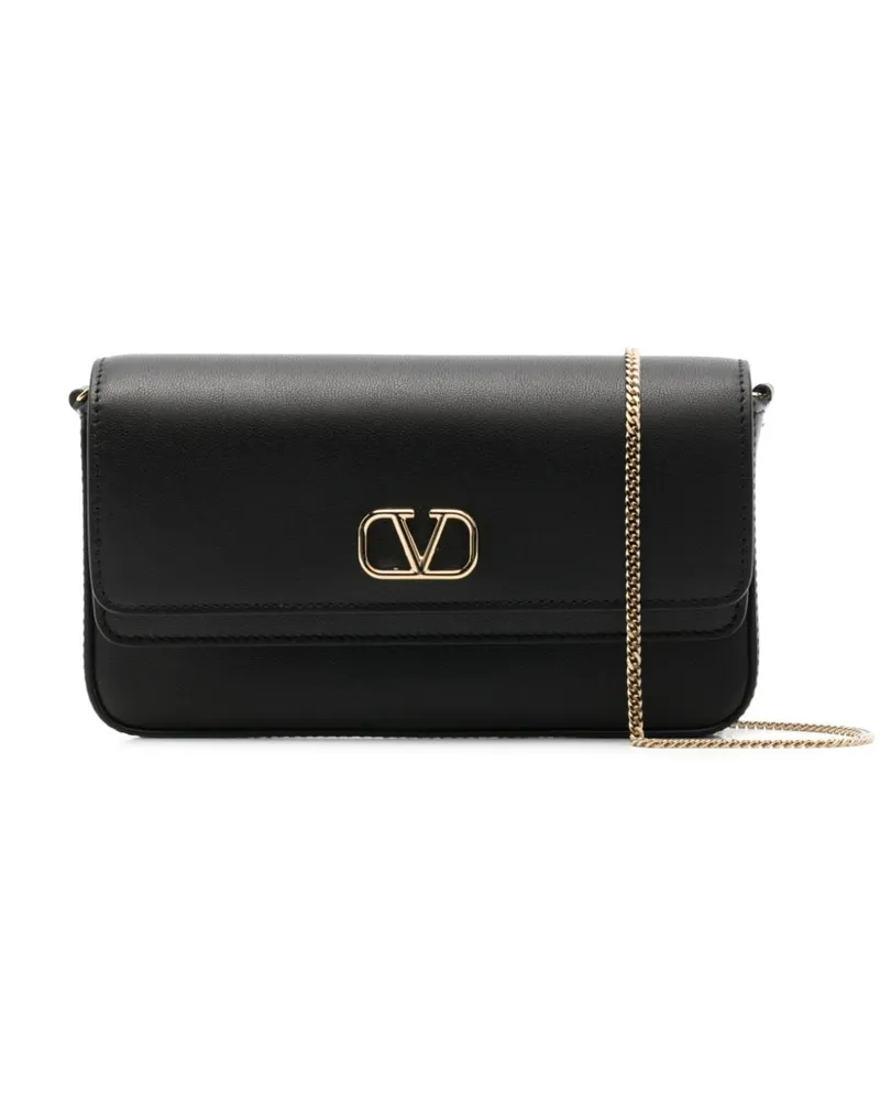 Valentino Garavani VLogo Signature Umhängetasche - Schwarz Schwarz