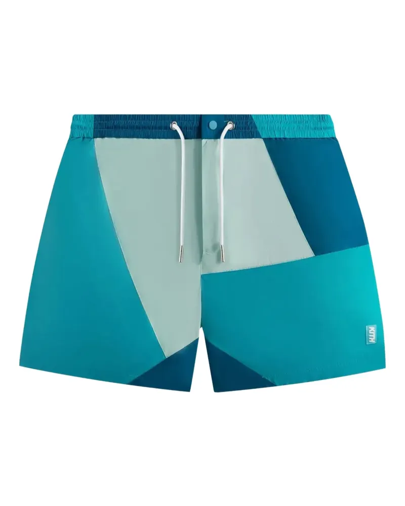 KITH colourblock madison short - Blau Blau