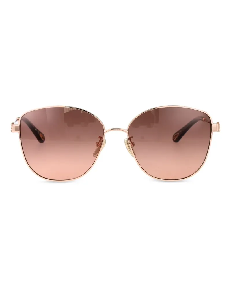 Chloé Sonnenbrille im Oversized-Look - Gold Gold