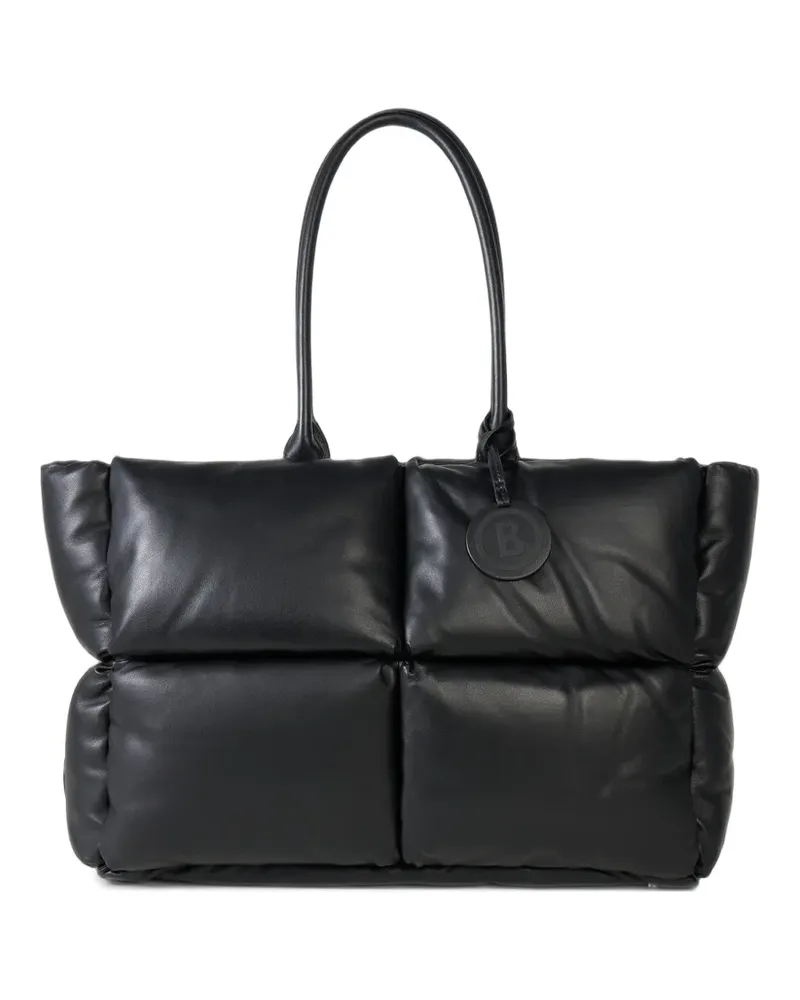 Bogner Gletsch Origin Amelie padded-leather tote bag - Schwarz Schwarz