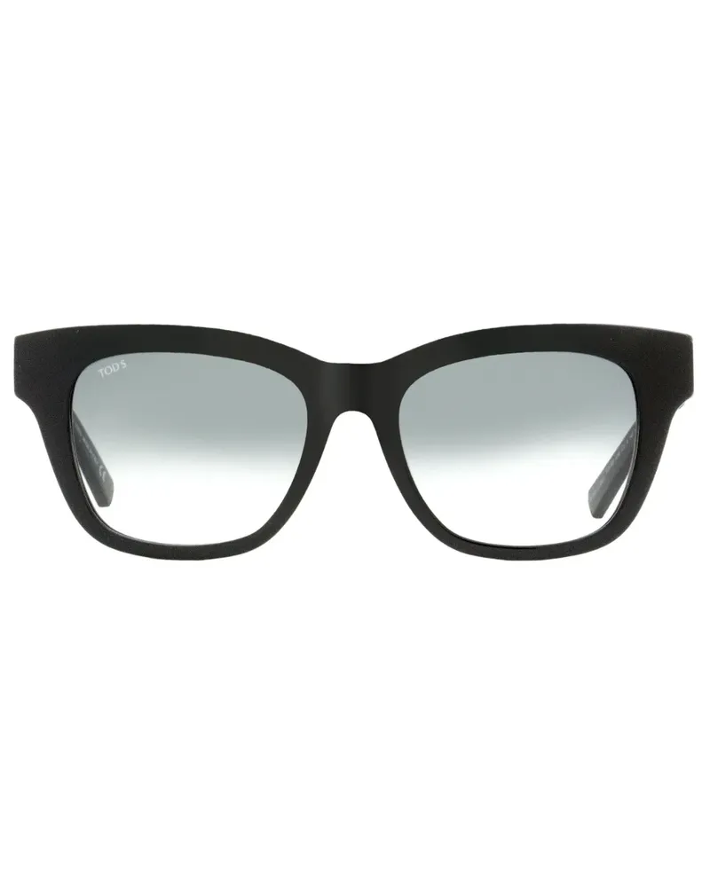 TOD'S Sonnenbrille mit eckigem Gestell - Schwarz Schwarz