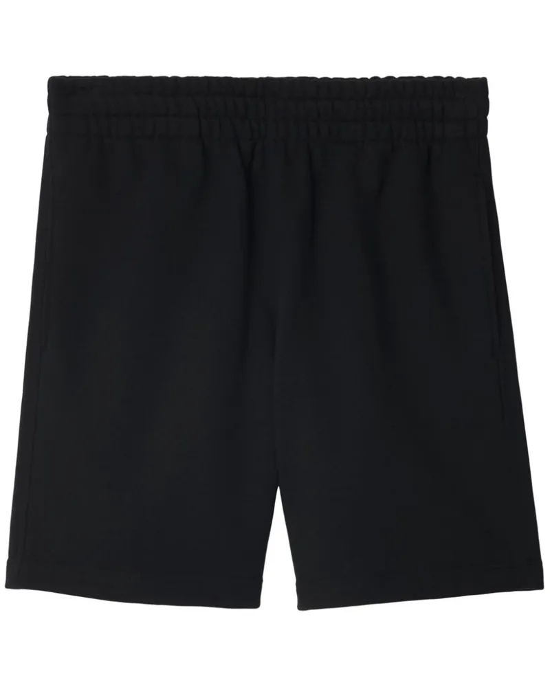 Burberry Shorts mit Karomuster Schwarz