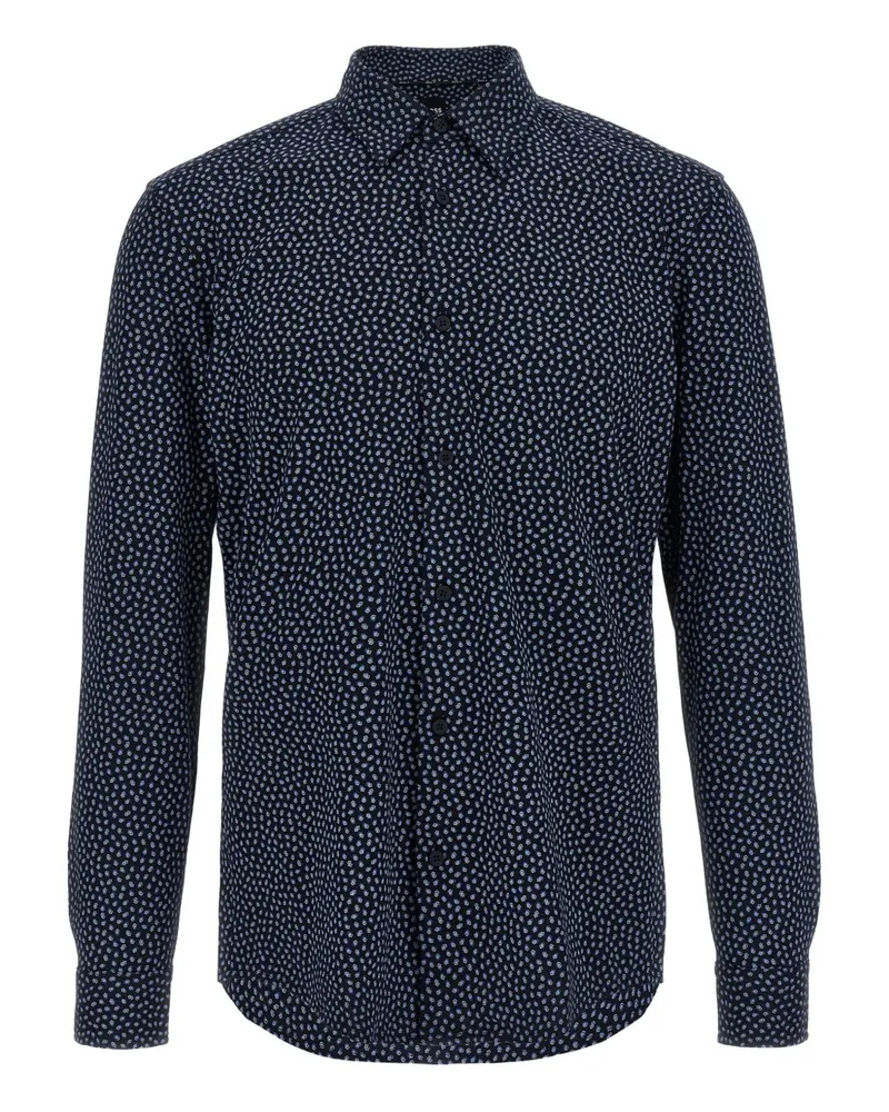 HUGO BOSS Hemd mit Print - Blau Blau