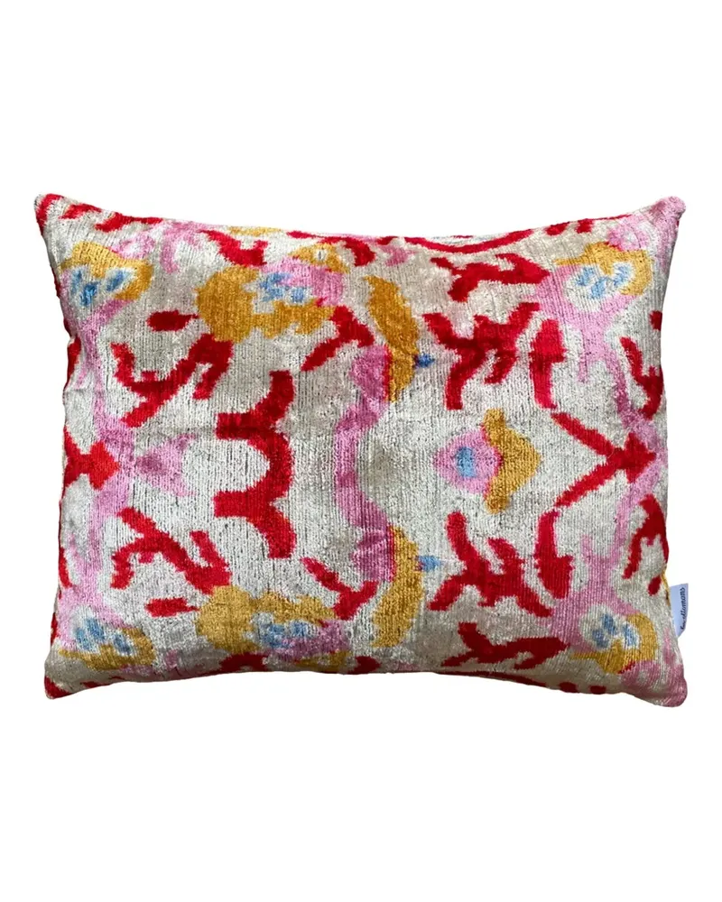 Les-Ottomans silk velvet cushion (40cm x 50cm) - Nude Nude