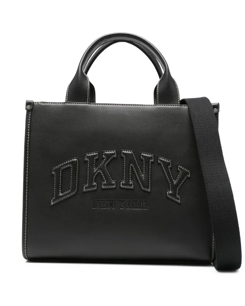 DKNY Shopper mit Logo-Stickerei - Schwarz Schwarz