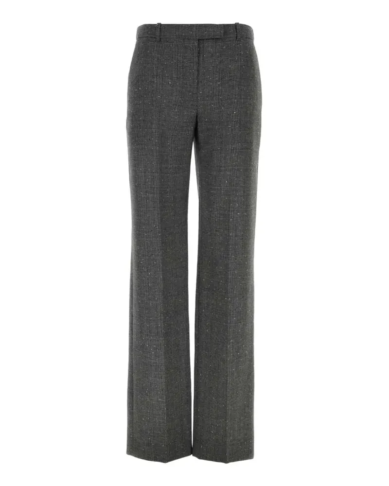 Alexander McQueen embroidered wool trousers - Grau Grau