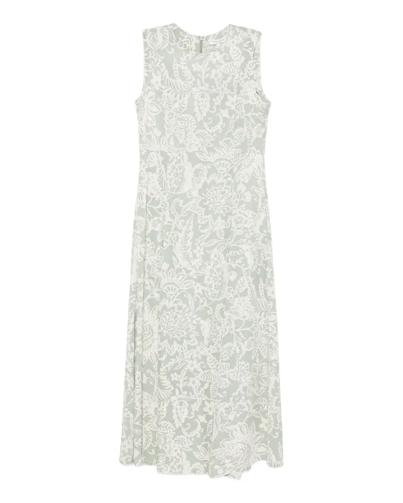 Marc O'Polo floral-print sleeveless midi dress - Grün Grün