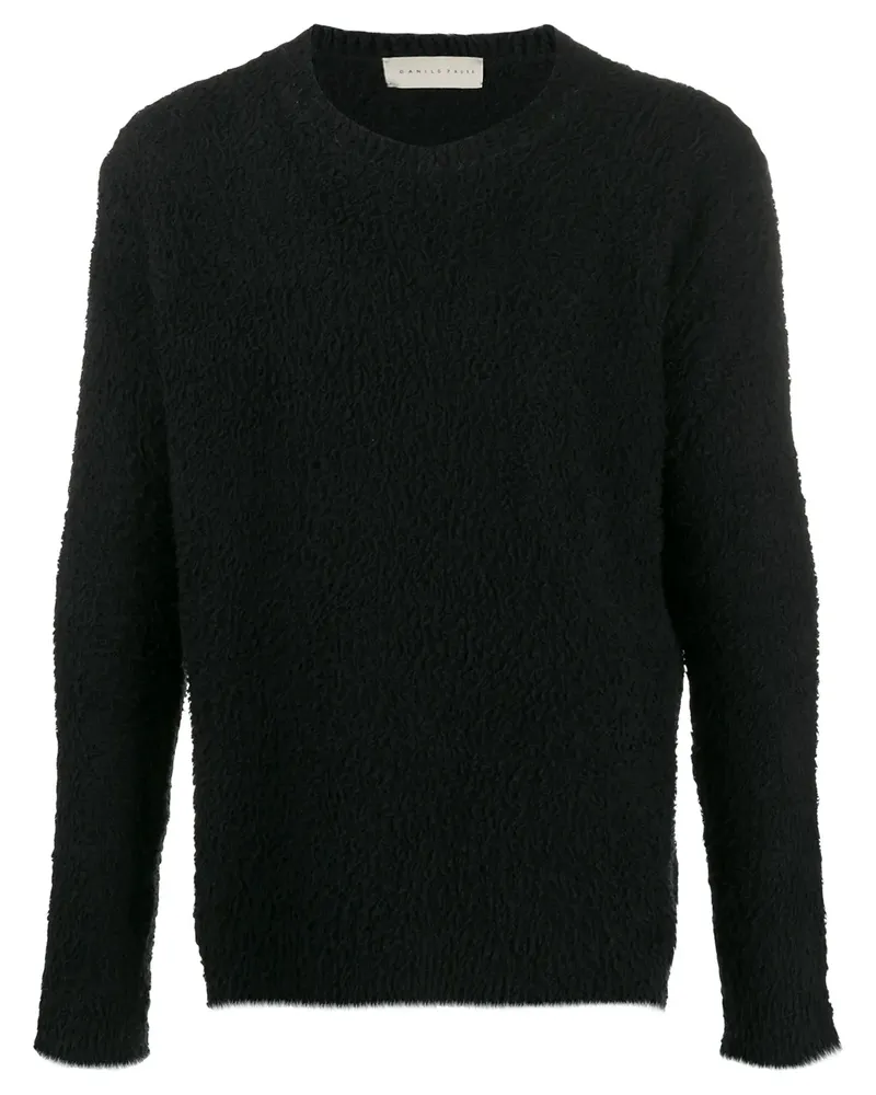 PAURA Pullover mit lockerem Schnitt - Schwarz Schwarz