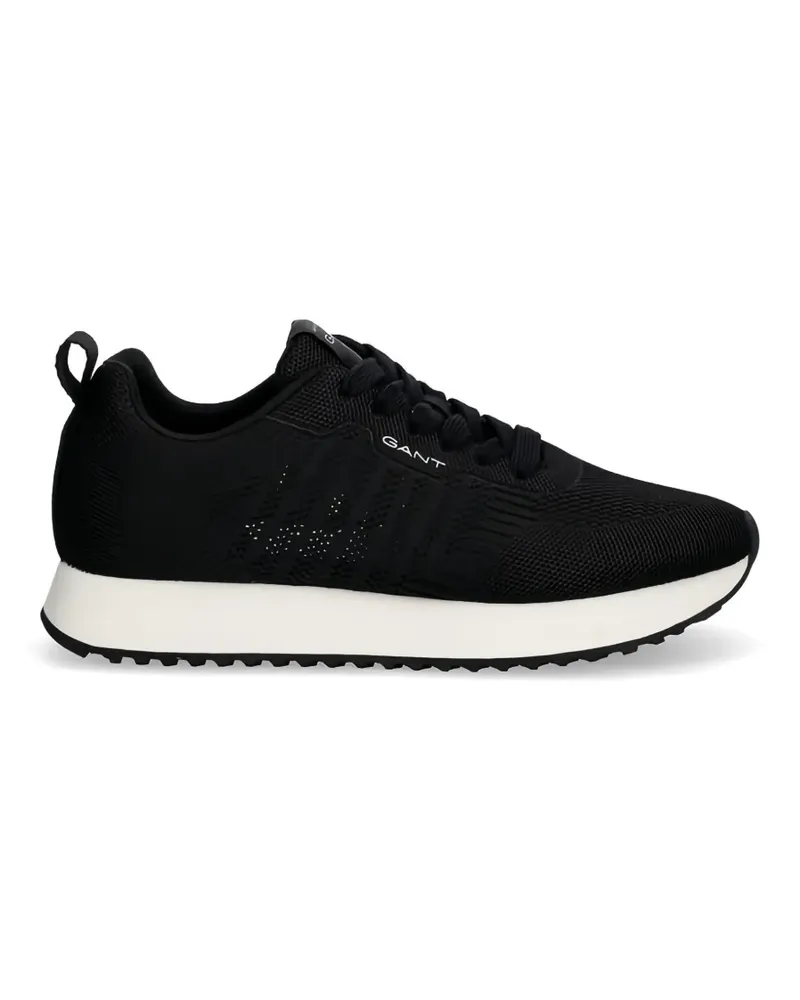 Gant lace-up knit sneakers - Schwarz Schwarz