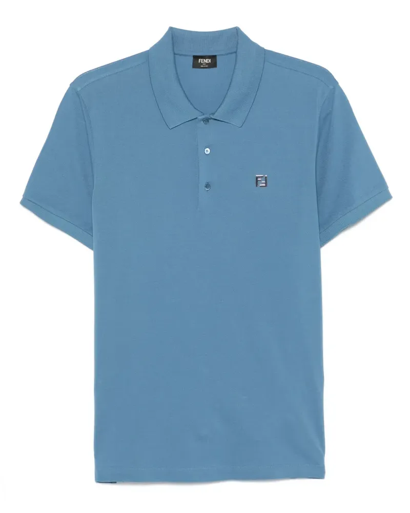 Fendi Air Force Poloshirt - Blau Blau