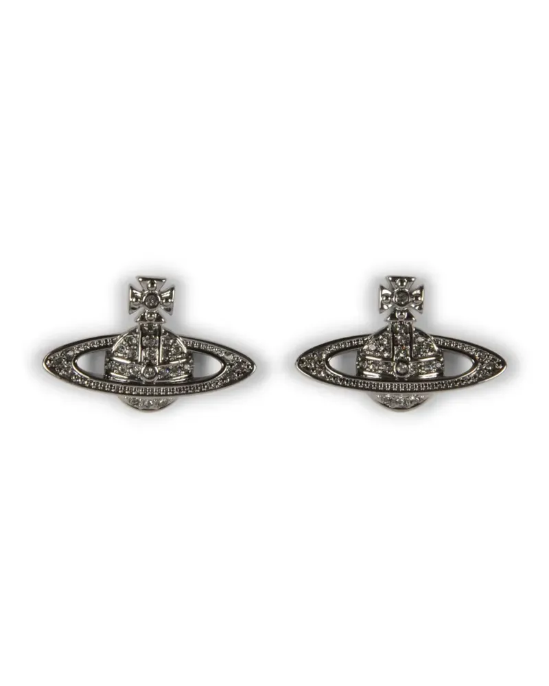 Vivienne Westwood Mini Bas Relief Ohrringe - Silber Silber