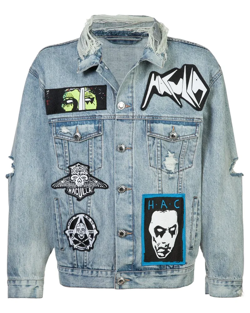 Haculla Mad Max' Jeansjacke Blau