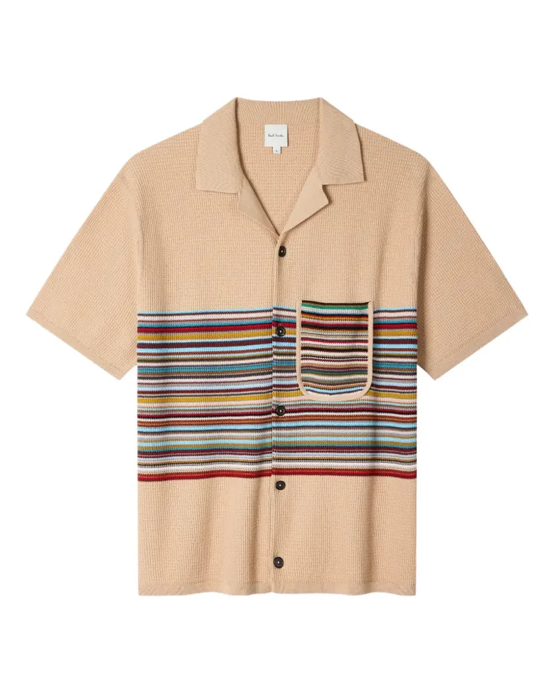 Paul Smith Gestricktes Hemd aus Bio-Baumwolle - Nude Nude