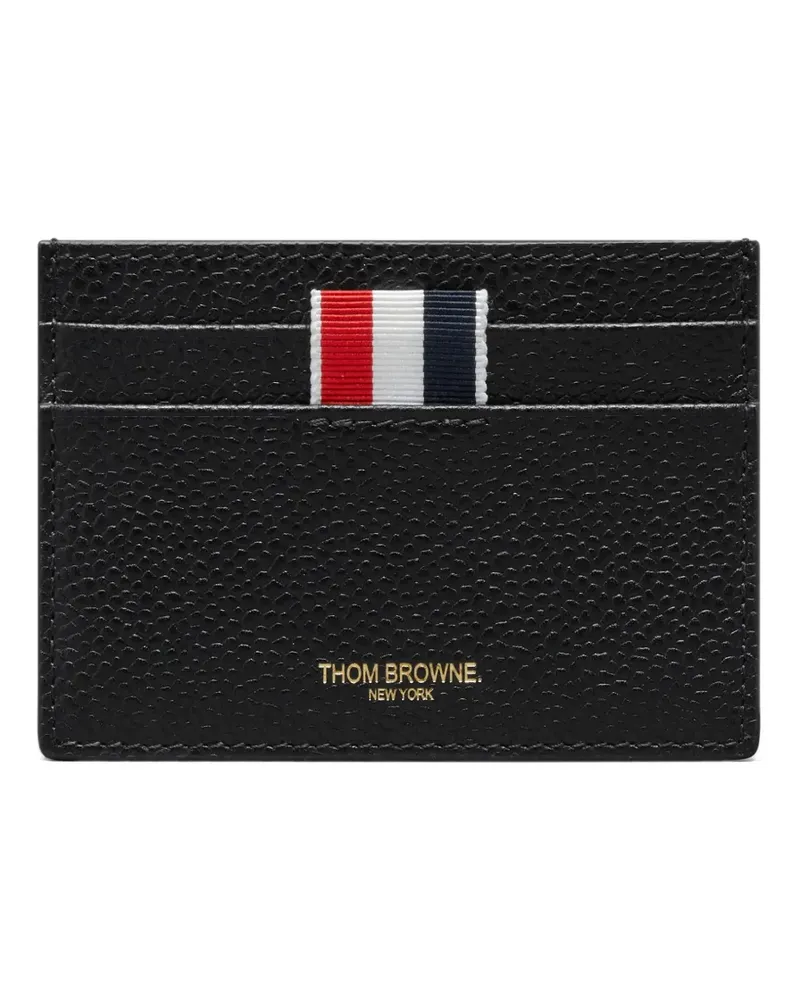 Thom Browne Kartenetui mit Hector-Motiv - Schwarz Schwarz