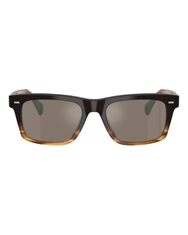 Oliver Peoples rectangle-frame sunglasses - Braun Braun