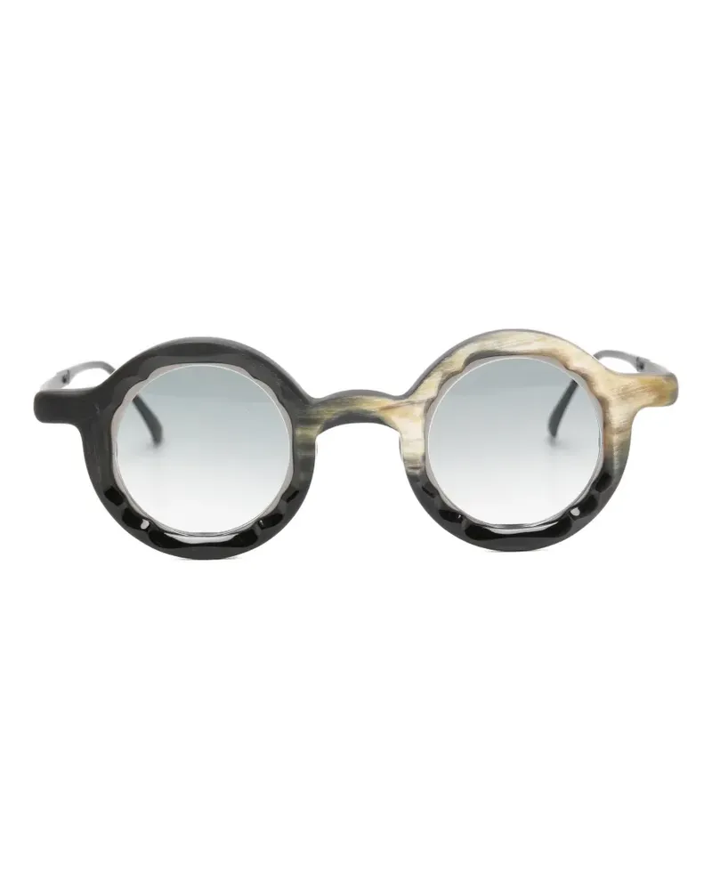 RIGARDS round-frame sunglasses - Schwarz Schwarz