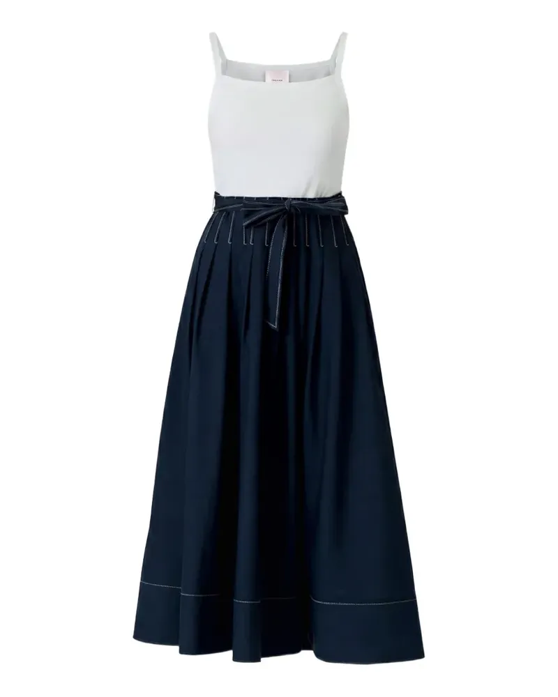 Cinq à Sept Ausgestelltes Olivia Midikleid - Blau Blau
