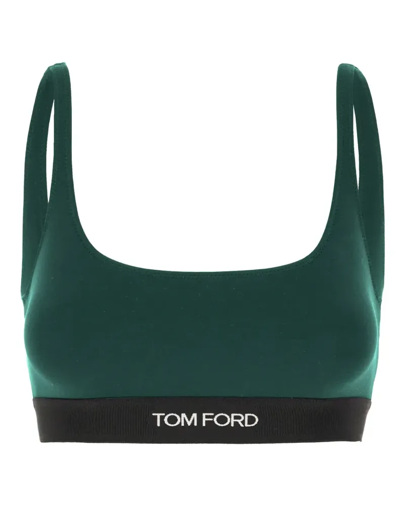 Tom Ford Sport-BH mit Logo - Grün Grün