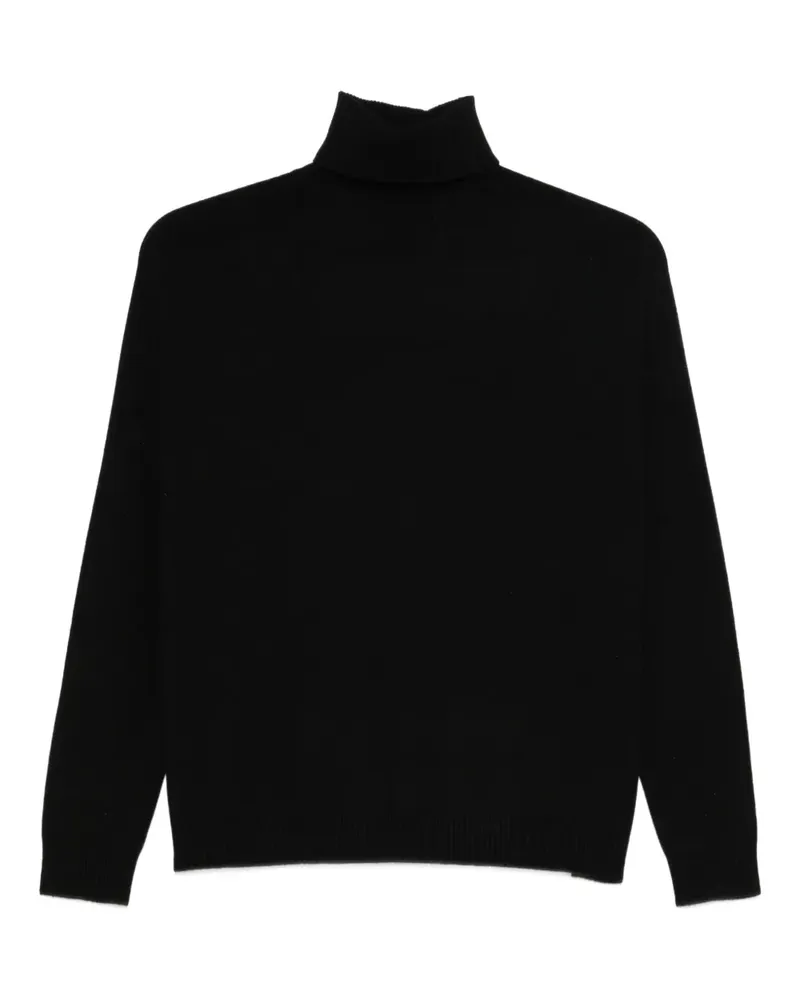SOLOTRE Pullover mit Rollkragen - Schwarz Schwarz
