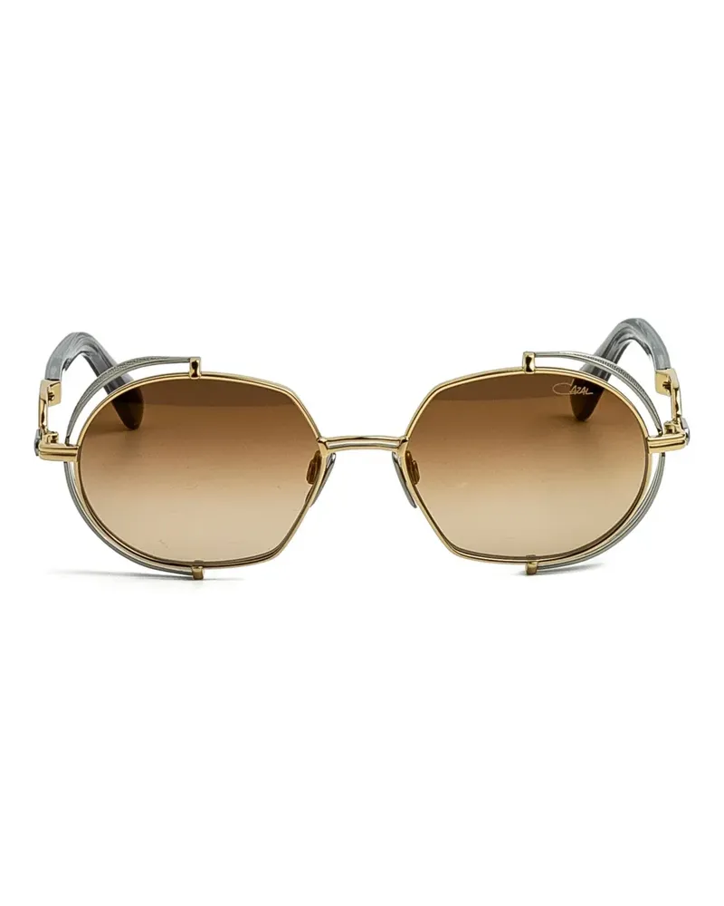 CAZAL Sonnenbrille mit geometrischem Gestell - Gold Gold