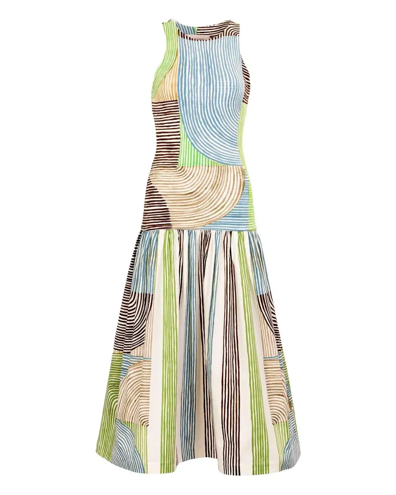 Silvia Tcherassi Jamelia Midikleid - Nude Nude